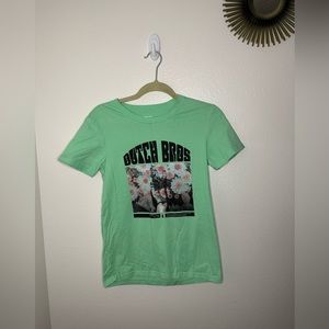 Dutch Bros Mint Green Flower T-Shirt